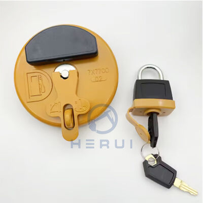 7x7700 Excavator Spare Parts Fuel Tank Cap With Lock for E320b E320c E320d Cover 320b 320c 320d